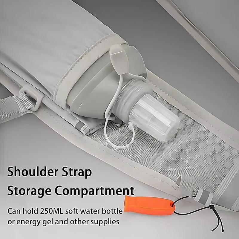 Running Gear Hydration - Leichte Reflektierende Lauf-Hydrationsweste Wasserflaschen-Brusttasche Mit Handyhalter