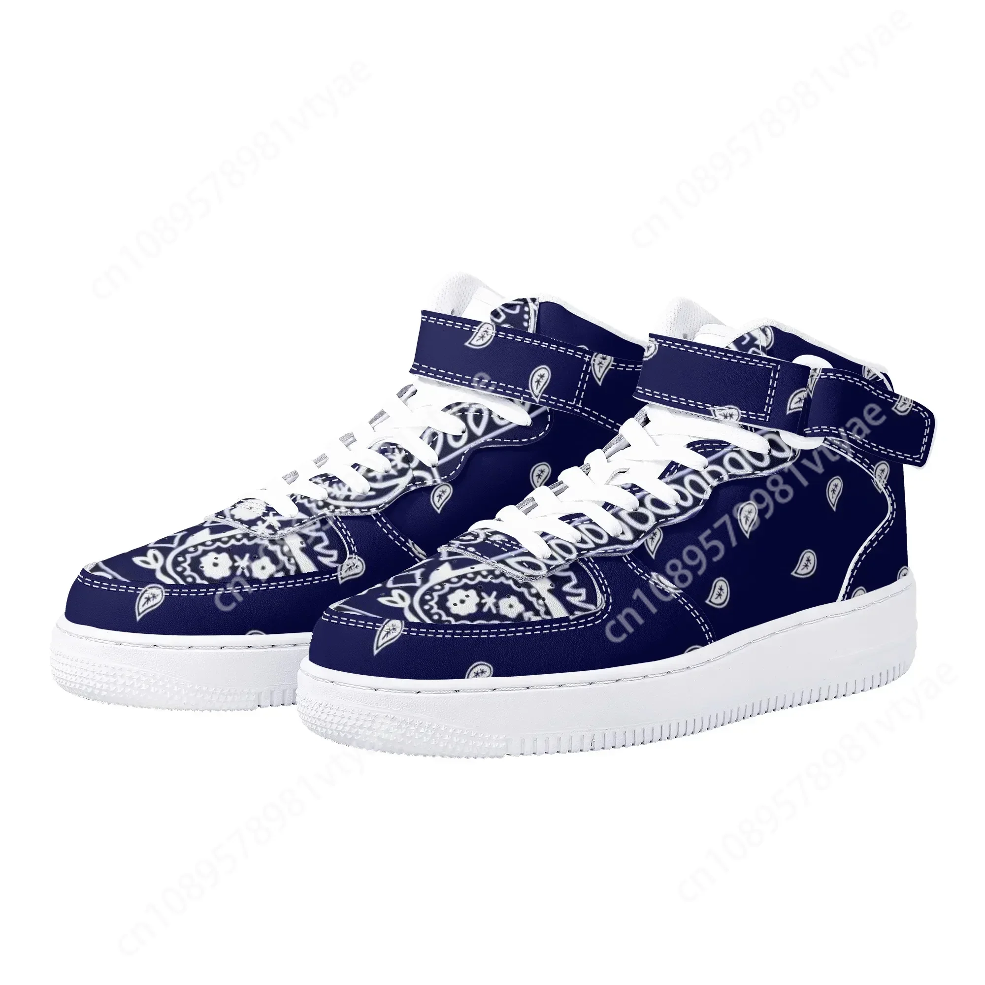 Running Gear Shoes - Neuheiten Bandana Print Männer Basketball Turnschuhe