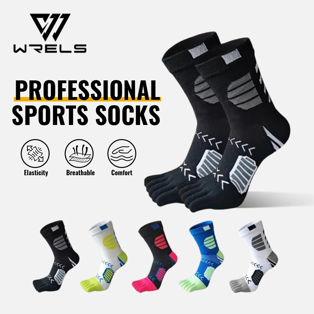 Anti Blister Sock - WRELS 1/3/5 Paar Zehensocken für Herren,