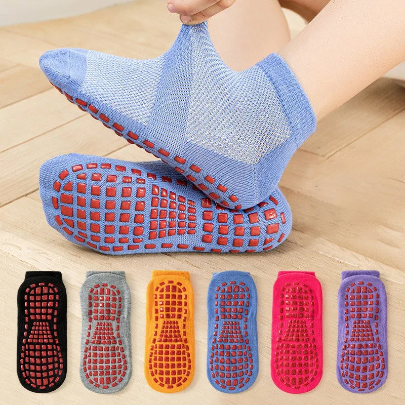 Anti Blister Sock - Rutschfeste Silikon-Kleinkindsocken, modische, einfarbige Kinder-Bodensocken für