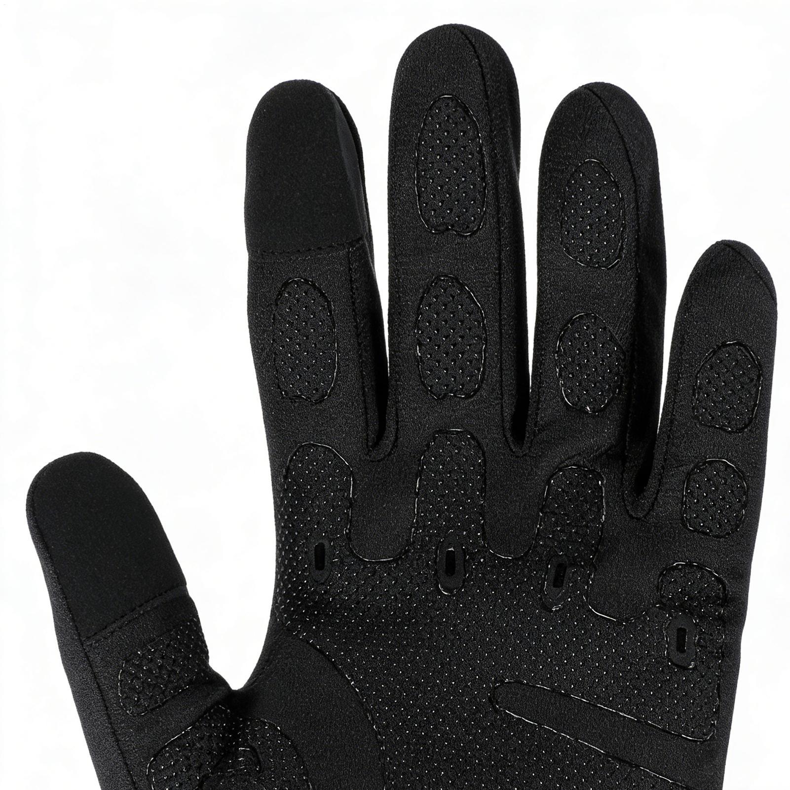 Running Gear Cold Weather - Warme Fahrradhandschuhe, Vollfinger, kaltes Wetter, Outdoor-Ausrüstung,