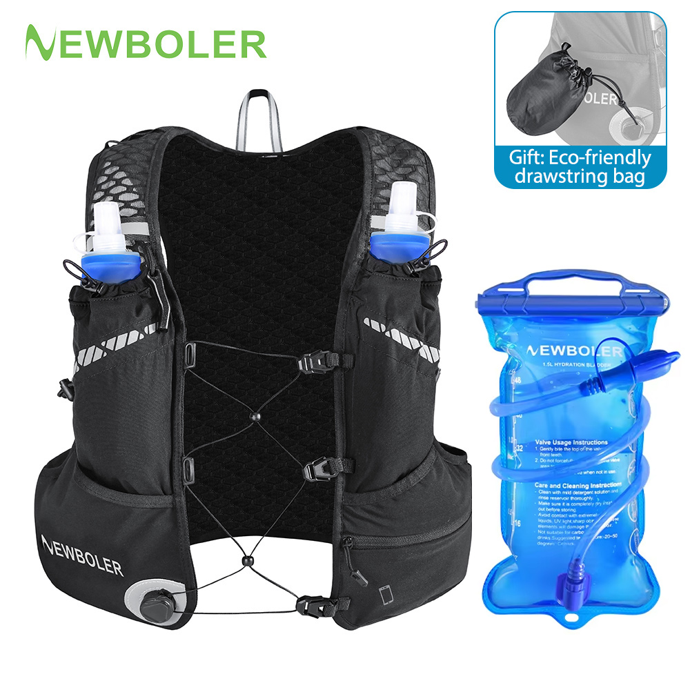 Running Gear Hydration - 8L Atmungsaktive Hydrationsweste für Trailrunning, Marathon,