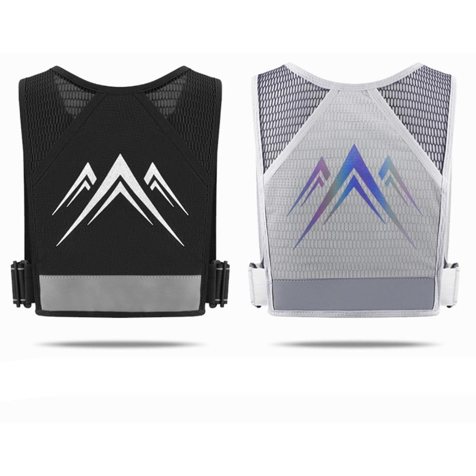 Running Gear Hydration - Hydrationsweste mit Taschen, Tagesrucksack mit Reißverschluss,
