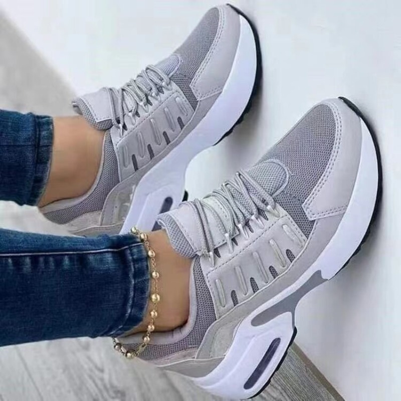 Damenmode-Sneaker mit Plateau, – Running Gear Woman Bewertung und Preis